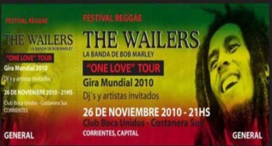 La banda de Bob Marley tocará por primera vez en el NEA