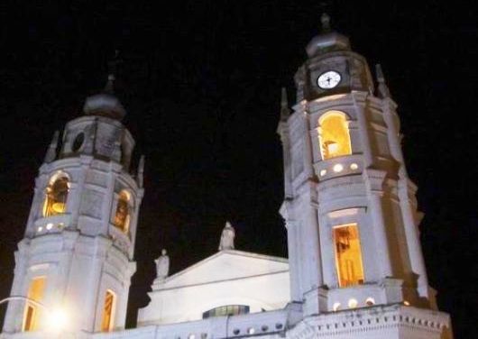 La torre de la Catedral goyana vuelve a lucir su reloj 