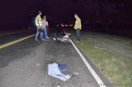 Virasoro: falleció motociclista tras impactar contra camión acoplado
