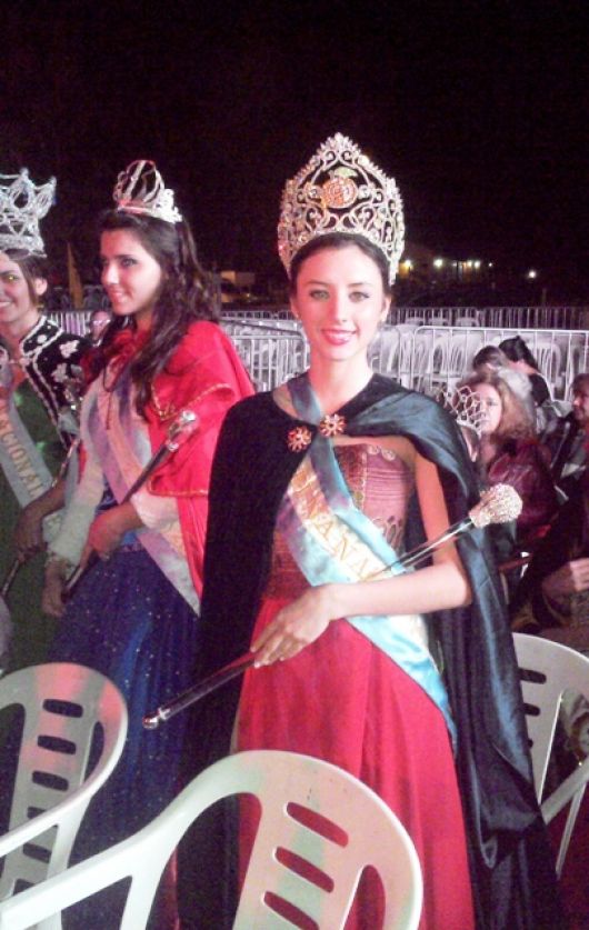 Dahiana Viccini en la Fiesta Nacional del Surubí