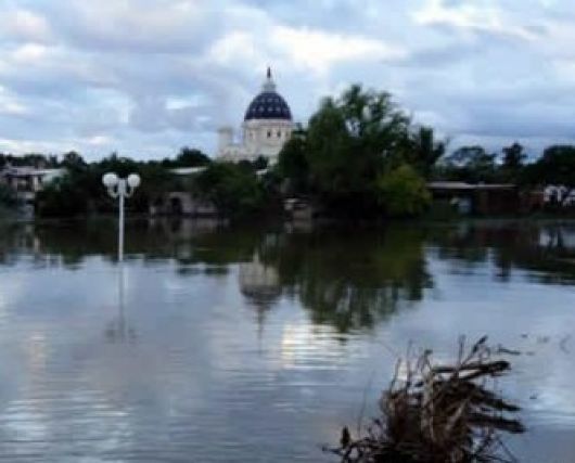 Situación de la creciente del río Paraná: bajaron las aguas en Ituzaingó