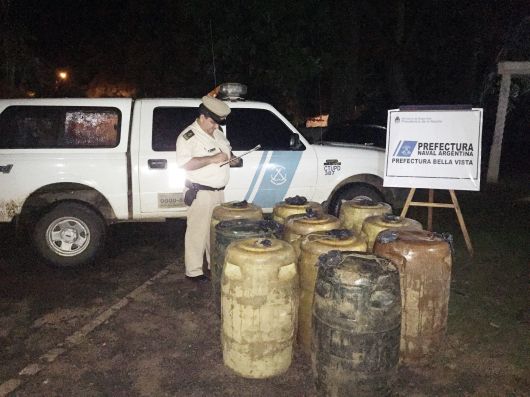 Prefectura secuestró combustible en Corrientes