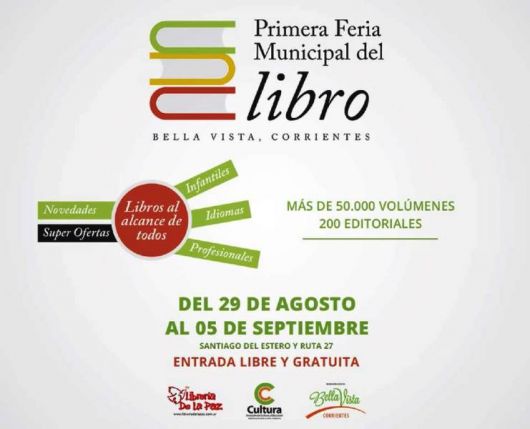Bella Vista lanzó su 1º Feria del Libro Municipal