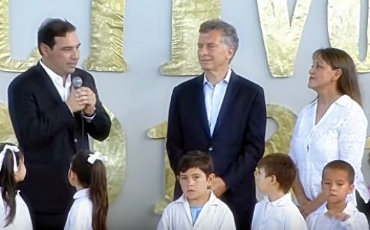 El Presiente Mauricio Macri inauguró el periodo escolar 2018 en Bella vista, con la inauguración de una nueva escuela