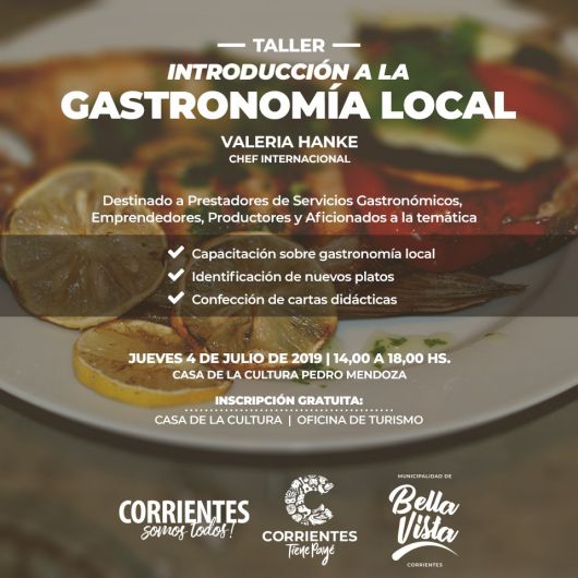 Inscriben para el Taller de Gastronomía Local