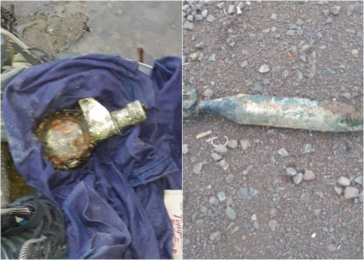 Pescadores encontraron artefactos explosivos en las costas