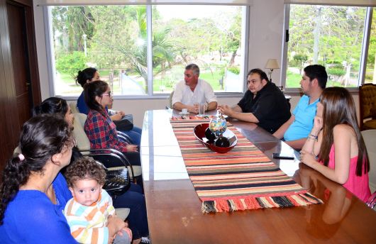 Chavez recibió a beneficiarios del PEI