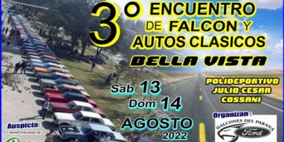 Presentaron en Corrientes el 3° Encuentro de Autos Clásicos
