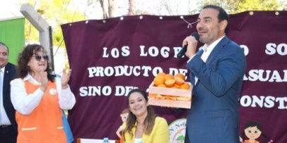 Noelia Bazzi agradeció la visita del gobernador Valdés